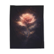 Hollowlight Rose — Romantic Throw Blanket
