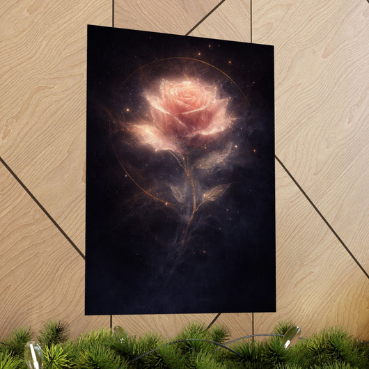 Hollowlight Rose — Valentine’s Art Poster