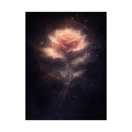 Hollowlight Rose — Valentine’s Art Poster