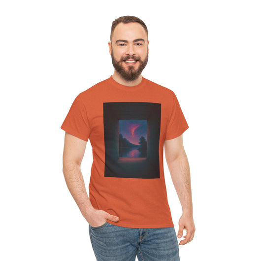 Twilight Window – Surreal Liminal Landscape Tee