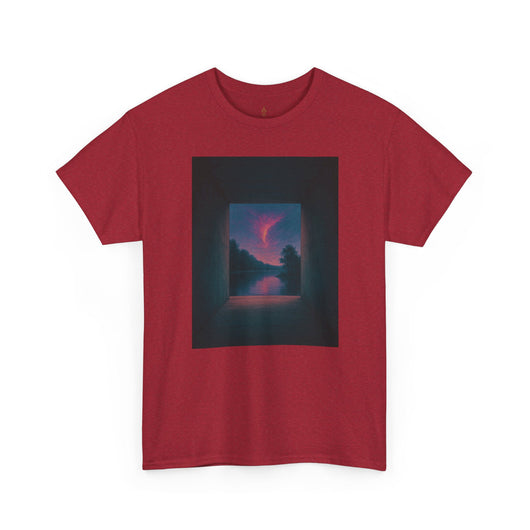 Twilight Window – Surreal Liminal Landscape Tee