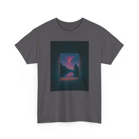 Twilight Window – Surreal Liminal Landscape Tee