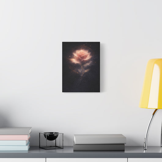 Hollowlight Rose — Premium Canvas Wall Art
