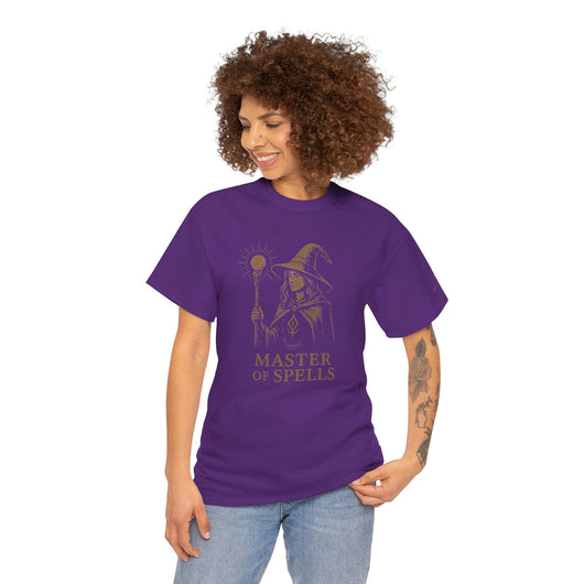 Master of Spells T-Shirt – Fantasy Wizard Mage RPG Tee