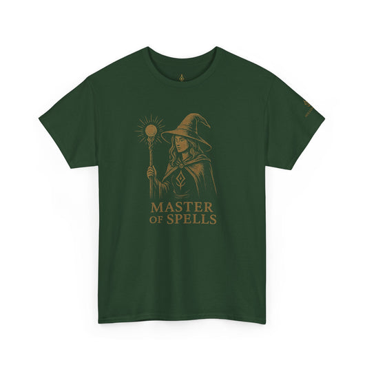 Master of Spells T-Shirt – Fantasy Wizard Mage RPG Tee