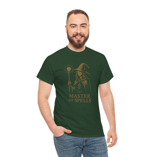 Master of Spells T-Shirt – Fantasy Wizard Mage RPG Tee