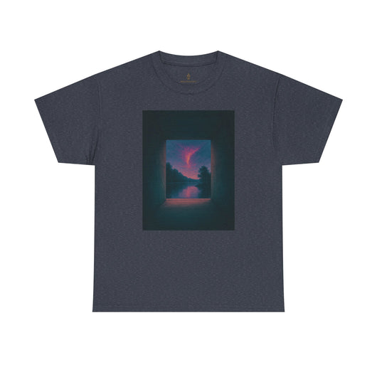 Twilight Window – Surreal Liminal Landscape Tee