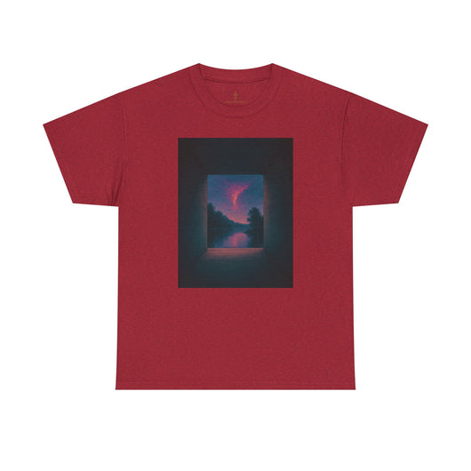 Twilight Window – Surreal Liminal Landscape Tee