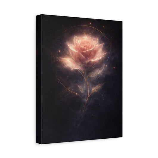 Hollowlight Rose — Premium Canvas Wall Art