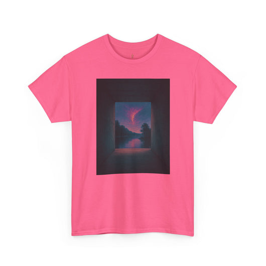 Twilight Window – Surreal Liminal Landscape Tee