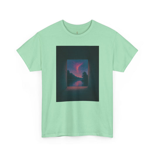 Twilight Window – Surreal Liminal Landscape Tee