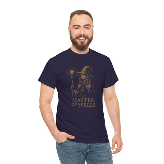 Master of Spells T-Shirt – Fantasy Wizard Mage RPG Tee