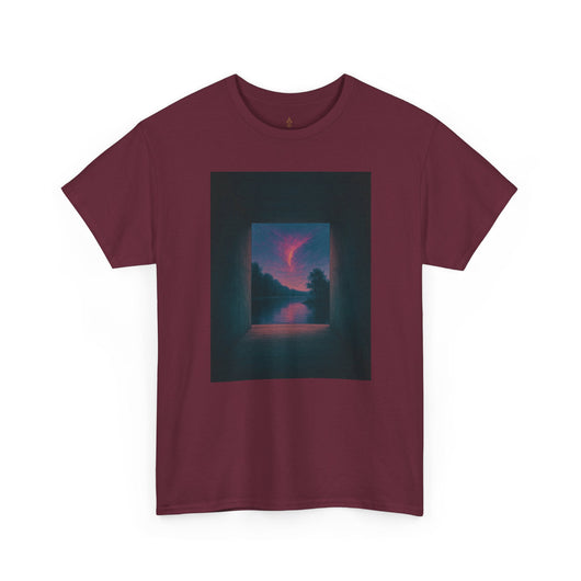 Twilight Window – Surreal Liminal Landscape Tee