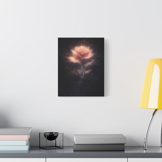 Hollowlight Rose — Premium Canvas Wall Art