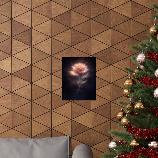 Hollowlight Rose — Valentine’s Art Poster