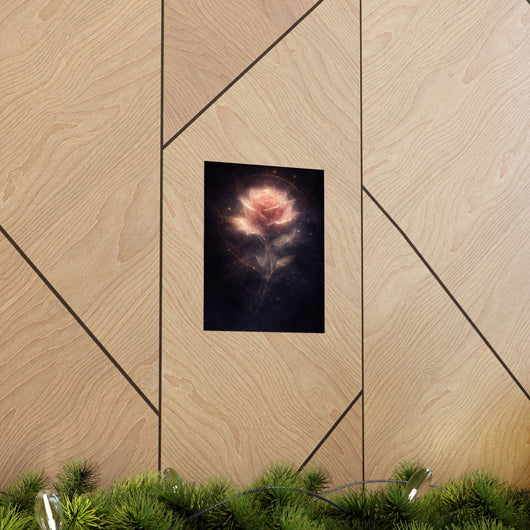 Hollowlight Rose — Valentine’s Art Poster