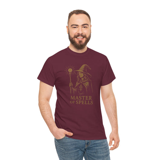 Master of Spells T-Shirt – Fantasy Wizard Mage RPG Tee