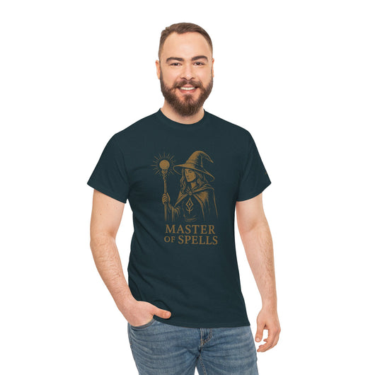 Master of Spells T-Shirt – Fantasy Wizard Mage RPG Tee