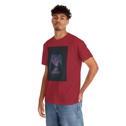 Twilight Window – Surreal Liminal Landscape Tee