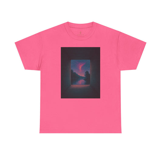 Twilight Window – Surreal Liminal Landscape Tee