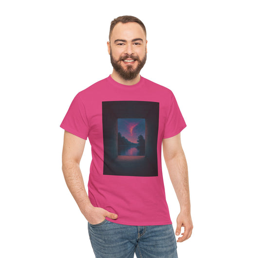 Twilight Window – Surreal Liminal Landscape Tee
