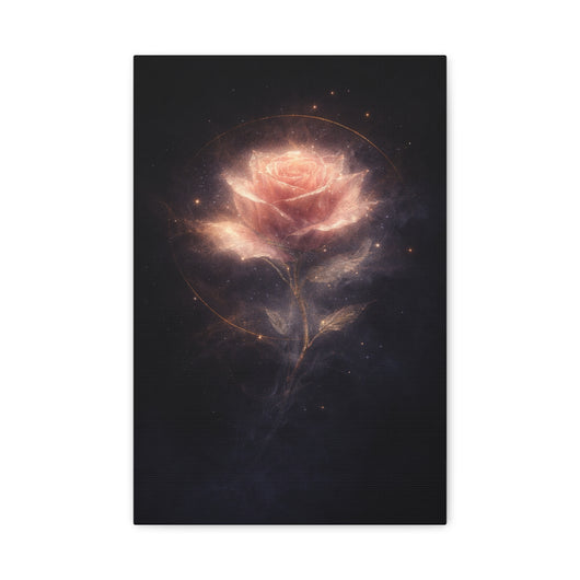 Hollowlight Rose — Premium Canvas Wall Art