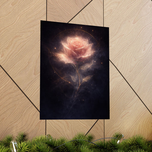 Hollowlight Rose — Valentine’s Art Poster
