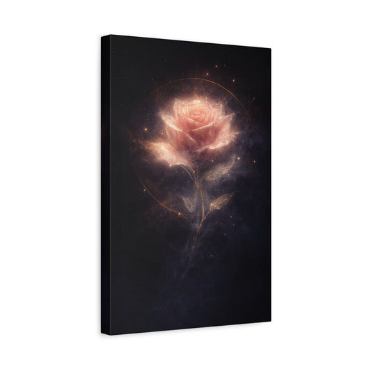 Hollowlight Rose — Premium Canvas Wall Art