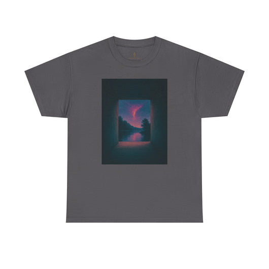 Twilight Window – Surreal Liminal Landscape Tee