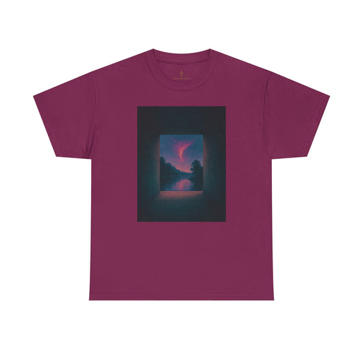 Twilight Window – Surreal Liminal Landscape Tee