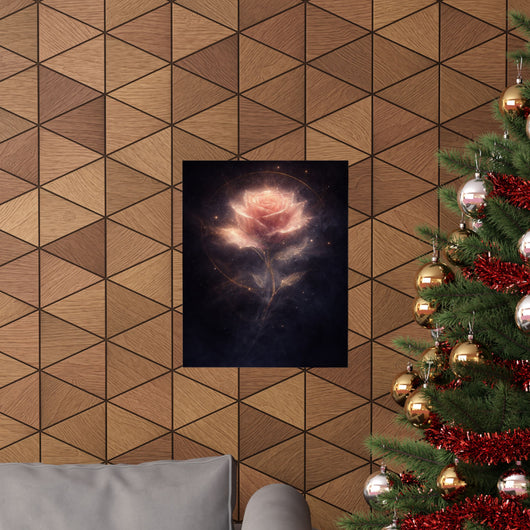 Hollowlight Rose — Valentine’s Art Poster