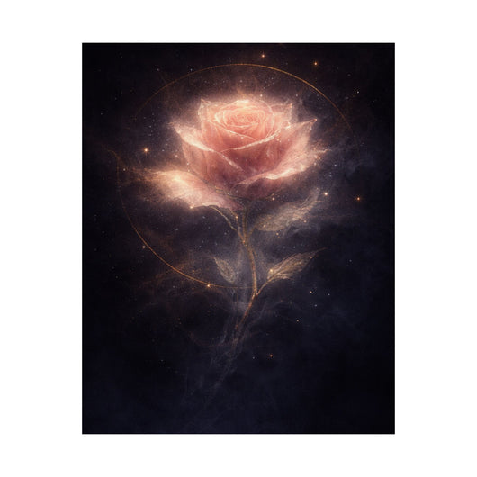 Hollowlight Rose — Valentine’s Art Poster