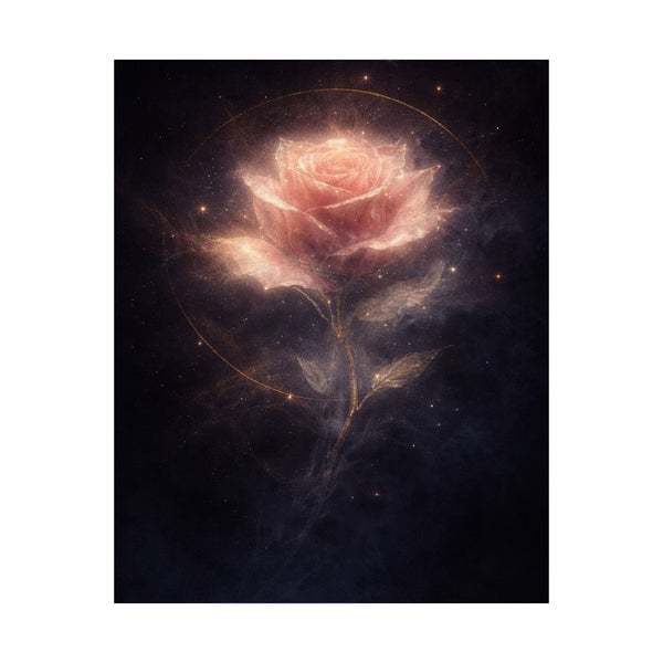 Hollowlight Rose — Valentine’s Art Poster