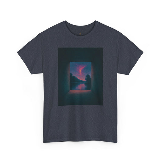 Twilight Window – Surreal Liminal Landscape Tee