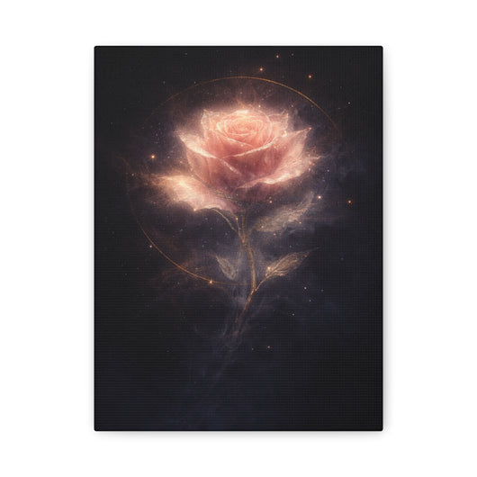 Hollowlight Rose — Premium Canvas Wall Art