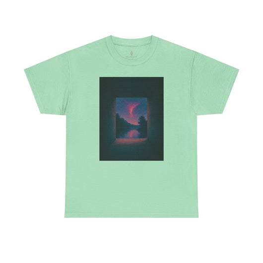 Twilight Window – Surreal Liminal Landscape Tee