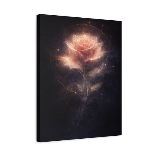 Hollowlight Rose — Premium Canvas Wall Art