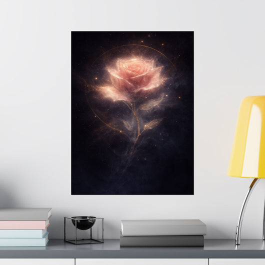 Hollowlight Rose — Valentine’s Art Poster