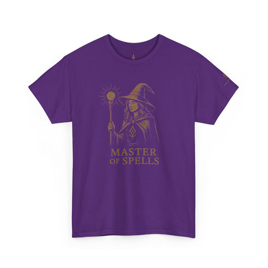 Master of Spells T-Shirt – Fantasy Wizard Mage RPG Tee