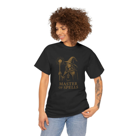 Master of Spells T-Shirt – Fantasy Wizard Mage RPG Tee