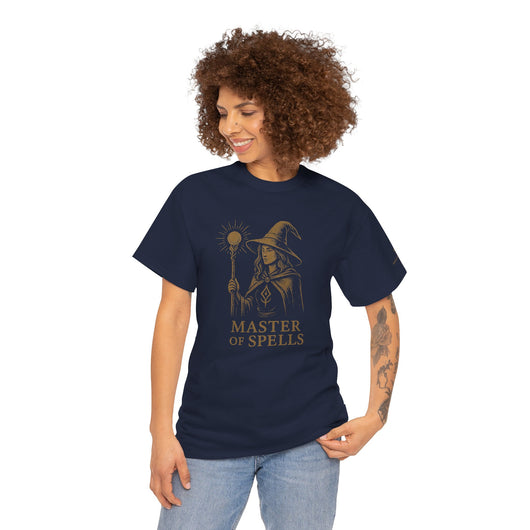 Master of Spells T-Shirt – Fantasy Wizard Mage RPG Tee
