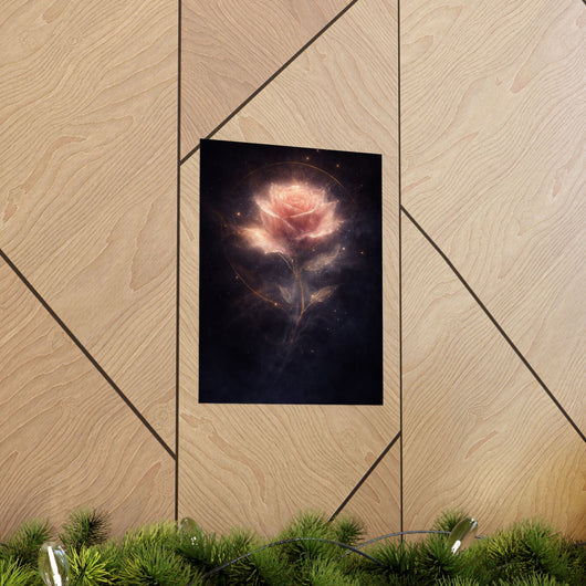 Hollowlight Rose — Valentine’s Art Poster