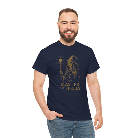 Master of Spells T-Shirt – Fantasy Wizard Mage RPG Tee