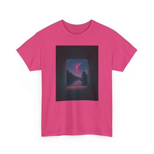 Twilight Window – Surreal Liminal Landscape Tee