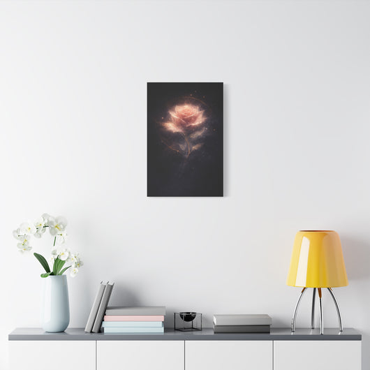 Hollowlight Rose — Premium Canvas Wall Art