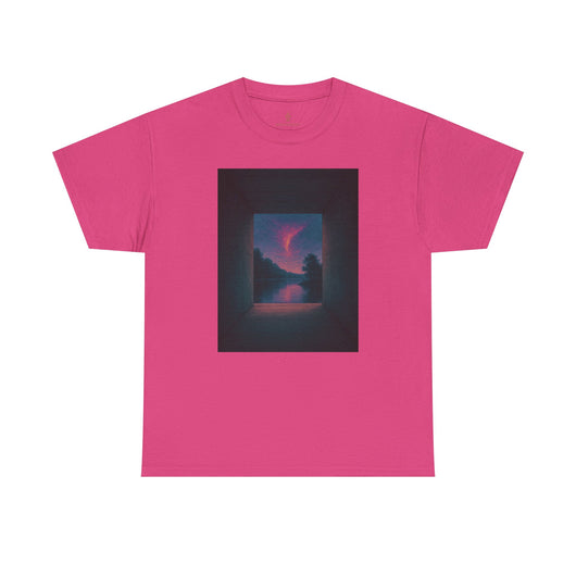 Twilight Window – Surreal Liminal Landscape Tee