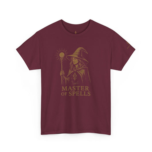 Master of Spells T-Shirt – Fantasy Wizard Mage RPG Tee