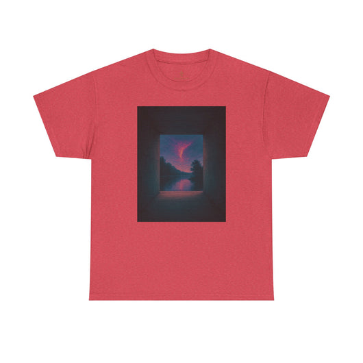 Twilight Window – Surreal Liminal Landscape Tee