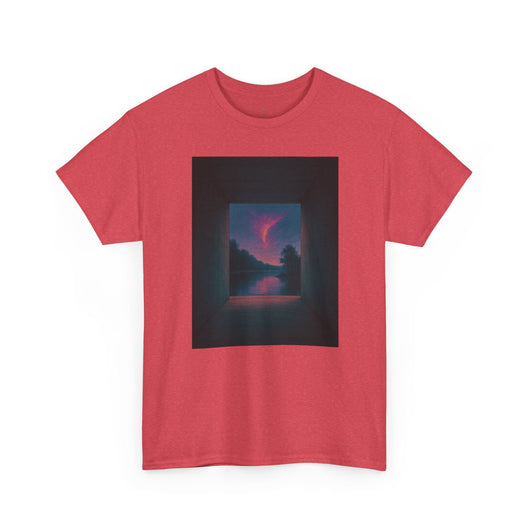 Twilight Window – Surreal Liminal Landscape Tee