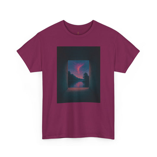 Twilight Window – Surreal Liminal Landscape Tee